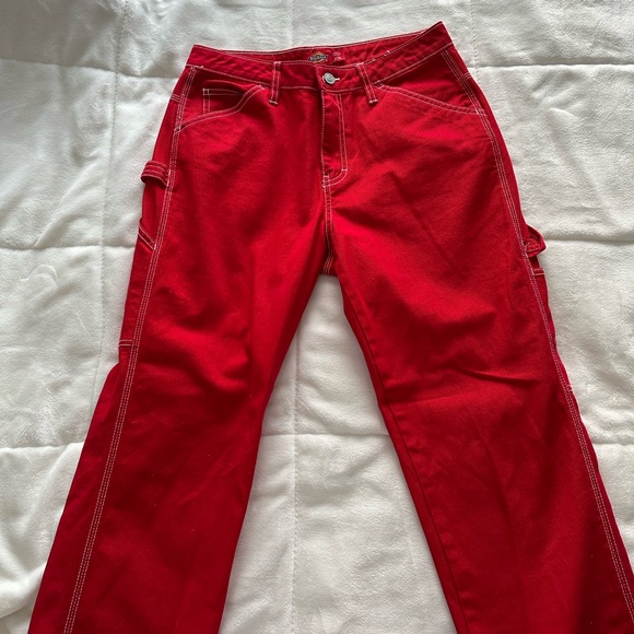 Dickies Red Carpenter Pants - Picture 1 of 6
